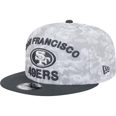 Bone New Era 9FIFTY San Francisco 49ers NFL Salute To Service 2024-25