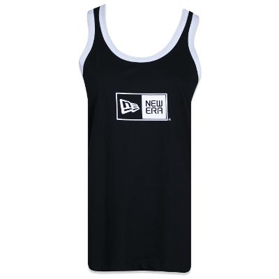 Regata New Era Feminina Regular Logo Box Preta