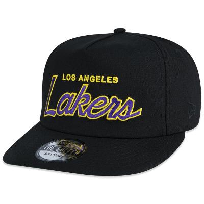 Bone New Era GOLFER NBA Los Angeles Lakers Outline