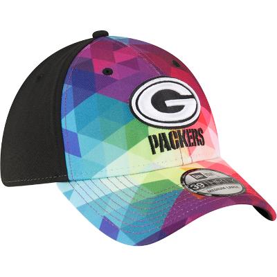 Bone New Era 39THIRTY Stretch Fit NFL Crucial Catch 2023 Green Bay Packers