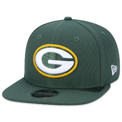 Bone New Era 9FIFTY Original Fit Snapback NFL Green Bay Packers Aba Reta Verde