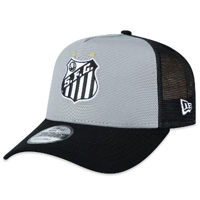 Bone New Era 9FORTY A-Frame Trucker Santos Futebol