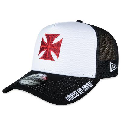 Bone New Era 9FORTY A-Frame Trucker Vasco da Gama Futebol