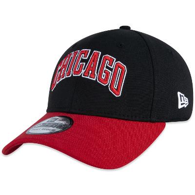 Bone New Era 39THIRTY NBA Chicago Bulls Core