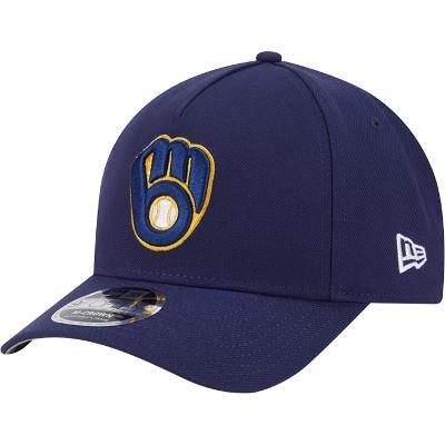 Bone New Era 9FORTY M-Crown A-Frame MLB Milwaukee Brewers