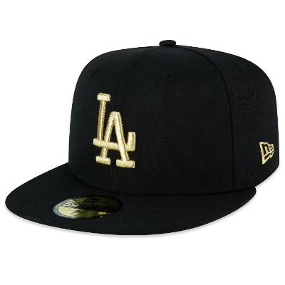Bone New Era 59FIFTY Fitted Los Angeles Dodgers World Series Metallic