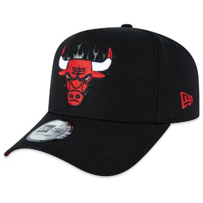 Bone New Era 9FORTY A-FRAME Chicago Bulls Flame
