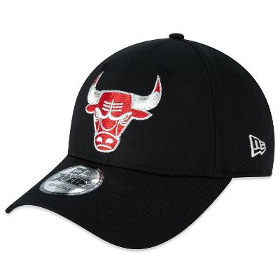Bone New Era 9FORTY Chicago Bulls Metallic