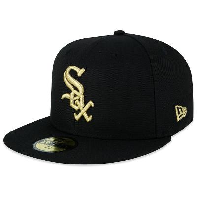 Bone New Era 59FIFTY Fitted Chicago White Sox World Series Metallic
