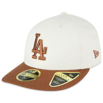Bone New Era 59FIFTY Low Profile Los Angeles Dodgers World Series