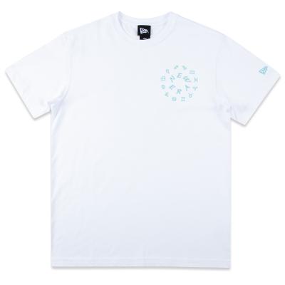 Camiseta New Era Circulo Horoscopo Branca