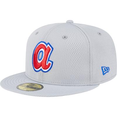 Bone New Era 59FIFTY Fitted Clubhouse 2025 Atlanta Braves