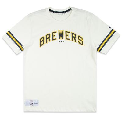 Camiseta New Era Regular MLB Milwaukee Brewers Fanpage