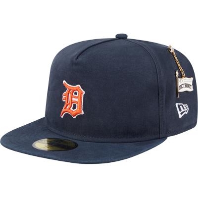 Bone New Era 59FIFTY A-Frame Fitted Detroit Tigers Championship Side Flag