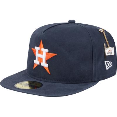 Bone New Era 59FIFTY A-Frame Fitted Houston Astros Championship Side Flag