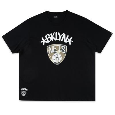 Camiseta New Era Plus Size Regular NBA Brooklyn Nets