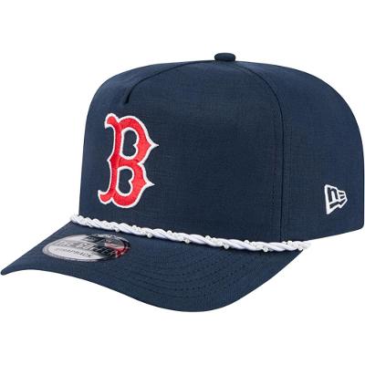 Bone New Era Golfer Boston Red Sox Pearl Rope