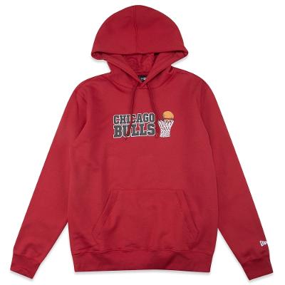 Moletom New Era Canguru Fechado NBA Chicago Bulls Core