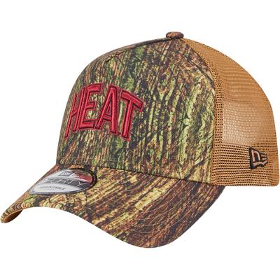 Bone New Era 9FORTY A-Frame Trucker Miami Heat All-Star Game 2025 Fan Pack Grove