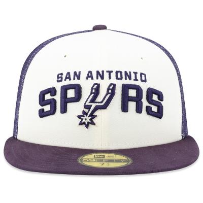 Bone New Era 59FIFTY Fitted Trucker NBA San Antonio Spurs Sunset