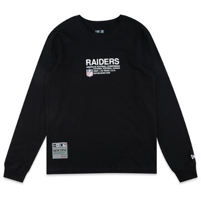 Camiseta New Era Manga Longa NFL Las Vegas Raiders Institutional Style