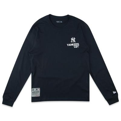 Camiseta New Era Manga Longa MLB New York Yankees Institutional Style