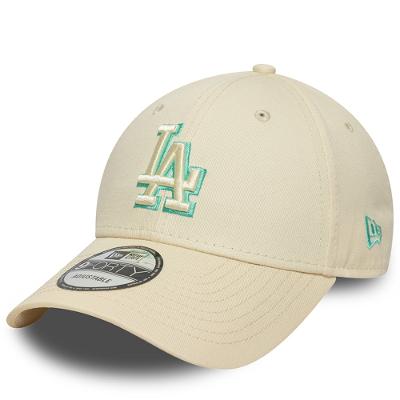 Bone New Era 9FORTY Team Outline Los Angeles Dodgers
