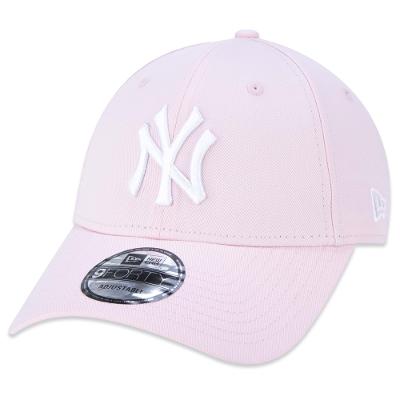 Bone New Era 9FORTY Snapback MLB New York Yankees Aba Curva Rosa
