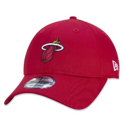 Bone New Era 9TWENTY Strapback Aba Curva Miami Heat Sport