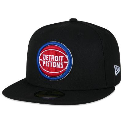 Bone New Era 59FIFTY Aba Reta NBA Detroit Pistons