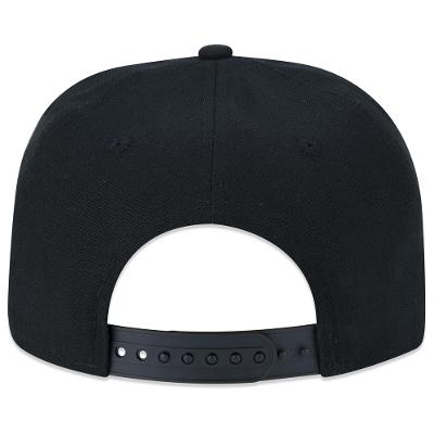 Bone New Era 9FORTY A-Frame Snapback MLB Los Angeles Dodgers Aba Curva Preto