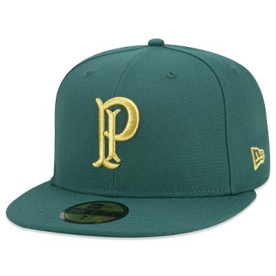 Bone New Era 59FIFTY Aba Reta Futebol Palmeiras