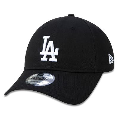 Bone New Era 9TWENTY MLB Los Angeles Dodgers Aba Curva Preto