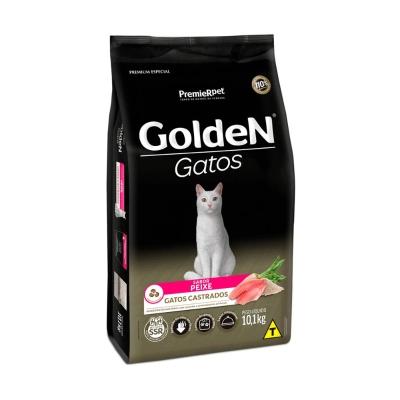 Ração Golden Gatos Castrados Peixe