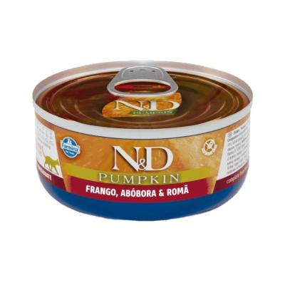Ração Úmida N&amp;D Pumpkin Gatos Adultos Frango, Abóbora e Romã