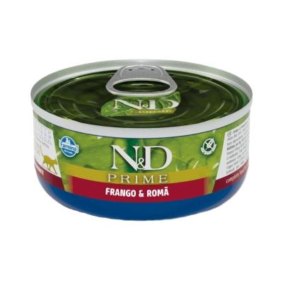 Ração Úmida N&amp;D Prime Gatos Adultos Frango e Romã