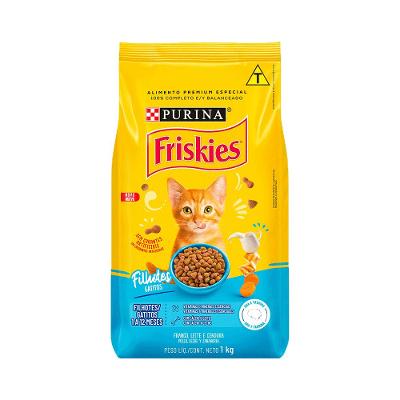 Ração Friskies Gatos Filhotes Frango e Leite