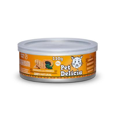 Ração Úmida Pet Delícia Gatos Frango com Mamão