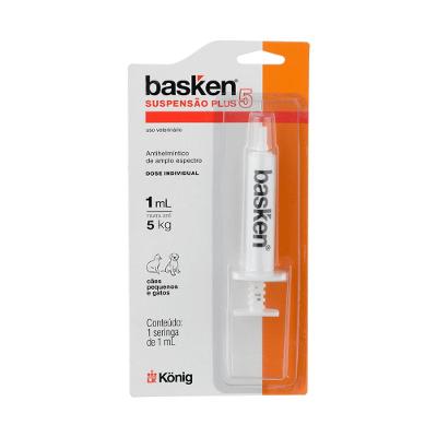 Basken Suspensão Seringa Cães e Gatos