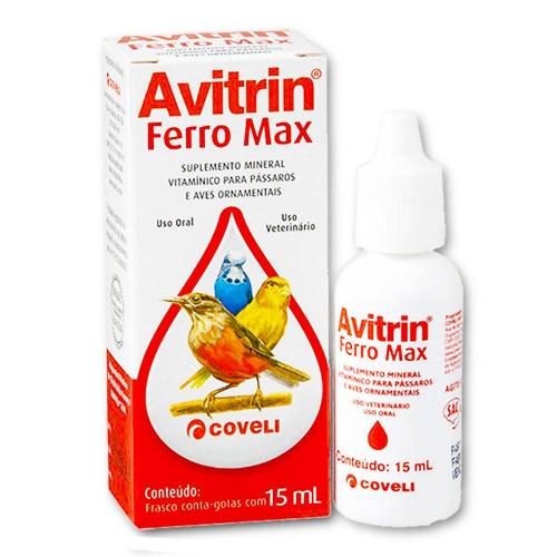 Complexo Vitamínico Pássaros Avitrin Ferro