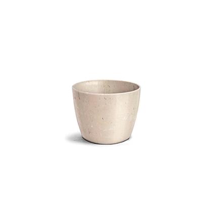Cachepô Redondo Elegante Travertino Nutriplan