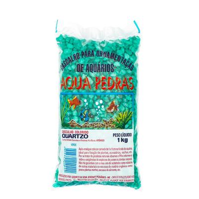 Cascalho para Aquário Quartzo Nº 2 Aqua Pedras Verde Escuro