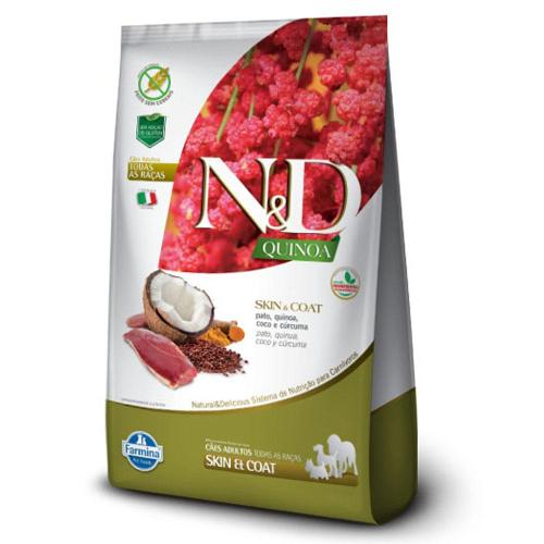 Ração N&D Quinoa Cães Adultos Skin & Coat Pato 800 g