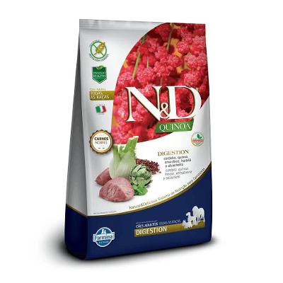 Ração N&D Quinoa Cães Adultos Digestion Cordeiro 10,1kg