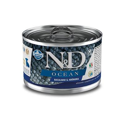 Ração Úmida N&amp;D Ocean Cães Puppy Bacalhau e Abóbora