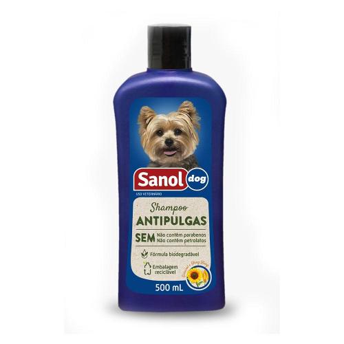 Shampoo Antipulgas para Cães Sanol