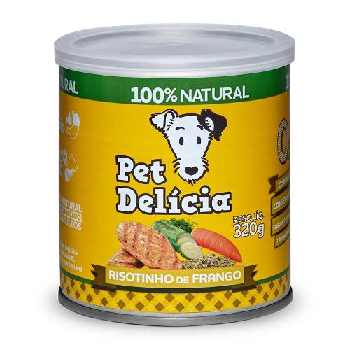 Ração Úmida Pet Delícia Cães Risotinho de Frango