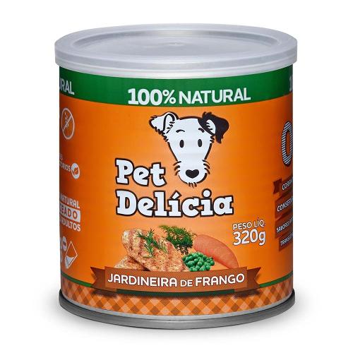 Ração Úmida Pet Delícia Cães Jardineira de Frango