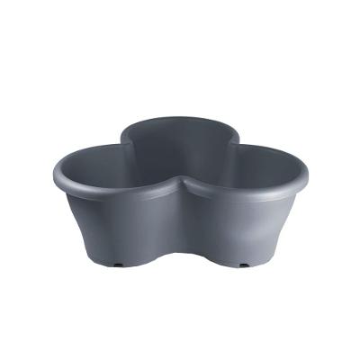 Vaso para Plantas Treviso Cinza FG Import