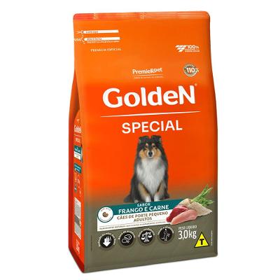 Ração Golden Special Cães Adultos Porte Pequeno Frango e Carne